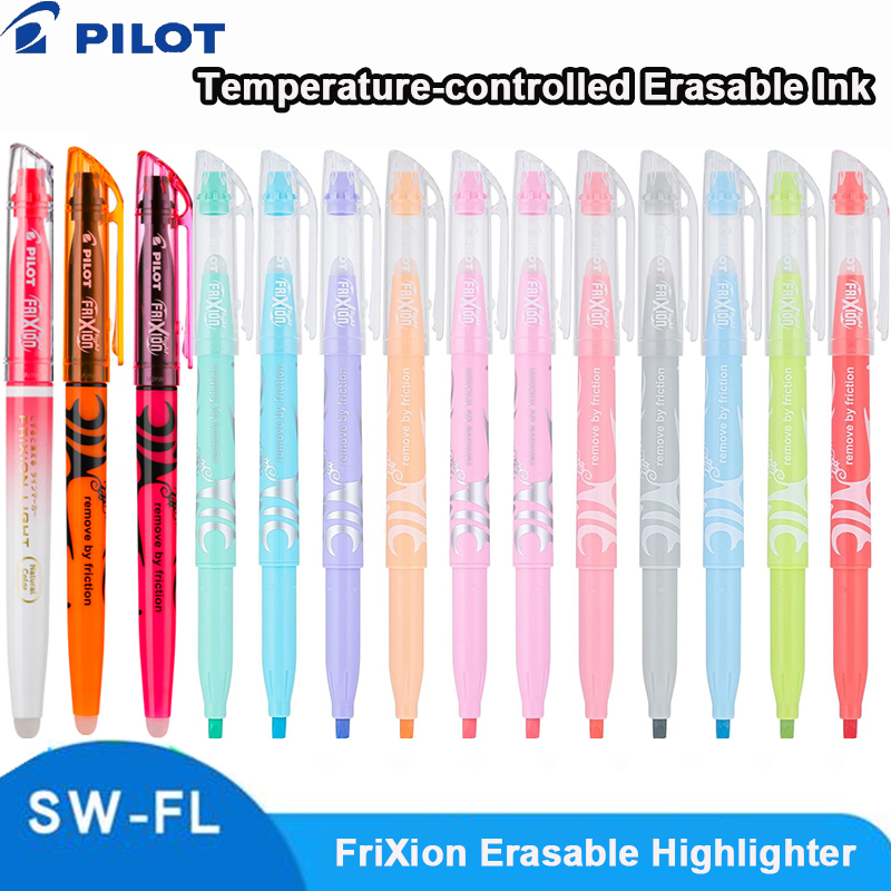 Pilot Pen Frixion - Маркеры-хайлайтеры PILOT SW-FL FriXion Light, стираемые,