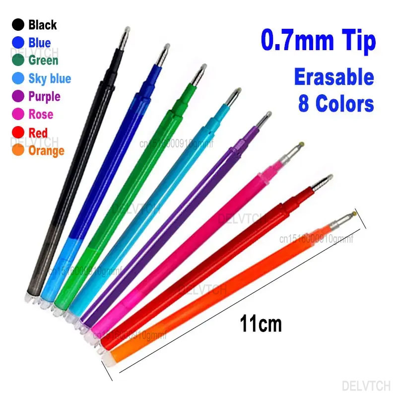 Pilot Pen Frixion - 8 шт./компл. 0,7 мм стираемая гелевая