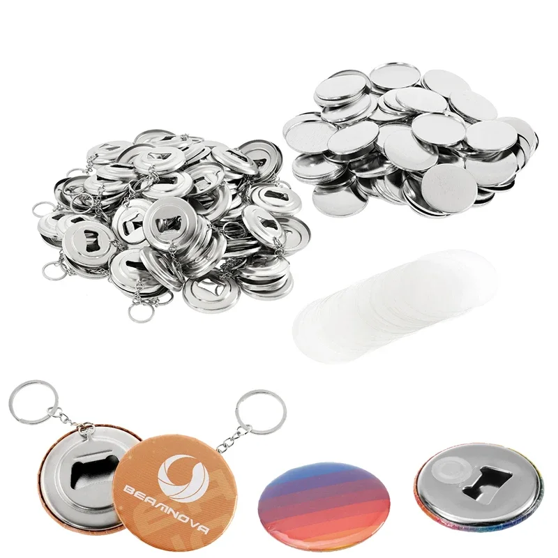 Button Badge Blank - 50 шт., детали для открывалки бутылок