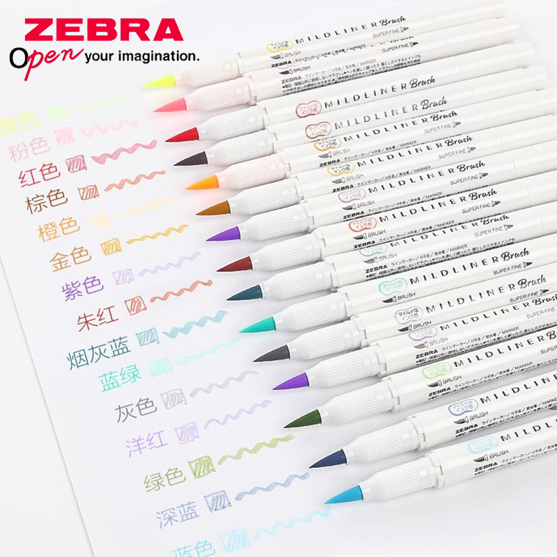 Японская Двусторонняя ручка-ма – обзор и цена Zebra Pen Mildliner