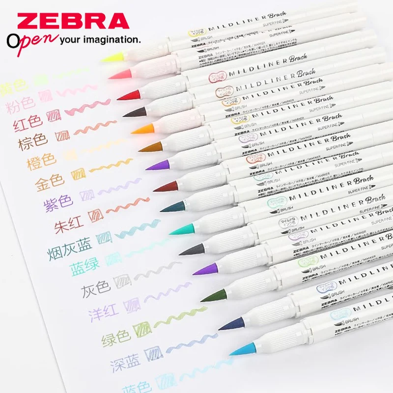 Ручка-хайлайтер ZEBRA WFT8 с д – обзор и цена Zebra Pen Mildliner
