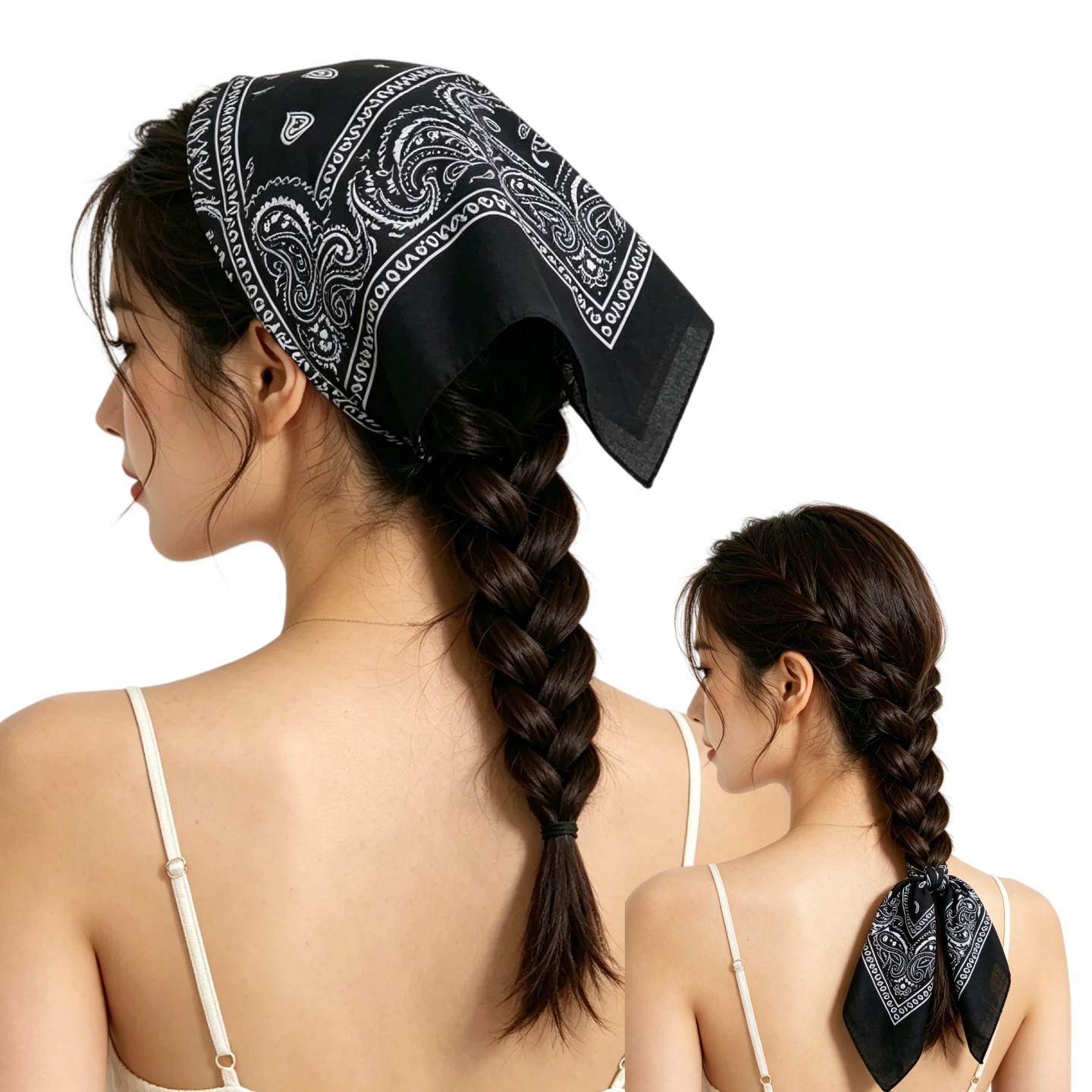 1/2/4/10 шт. Хип-хоп ковбойски – обзор и цена Bandana Blank White