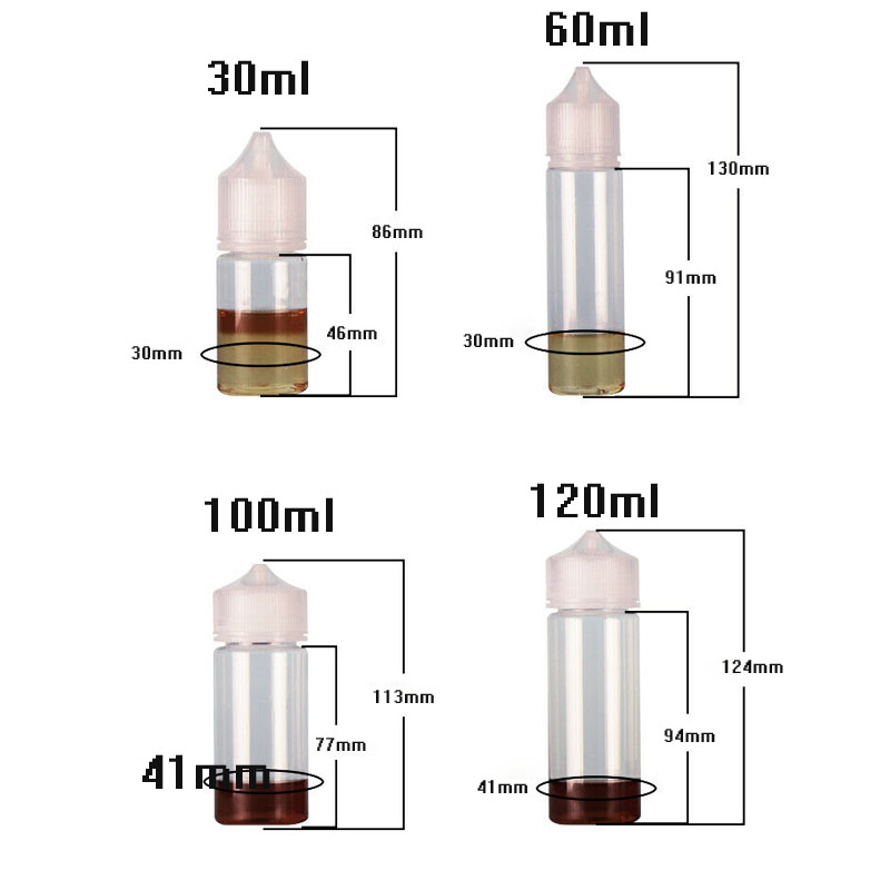 5 шт. 30 мл/60 мл/100 мл/120 м – обзор и цена Water Bottle Blank