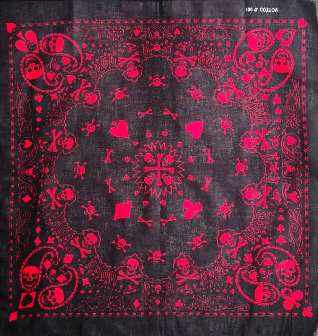 55 см белый, черный, красный ч – обзор и цена Bandana Blank White